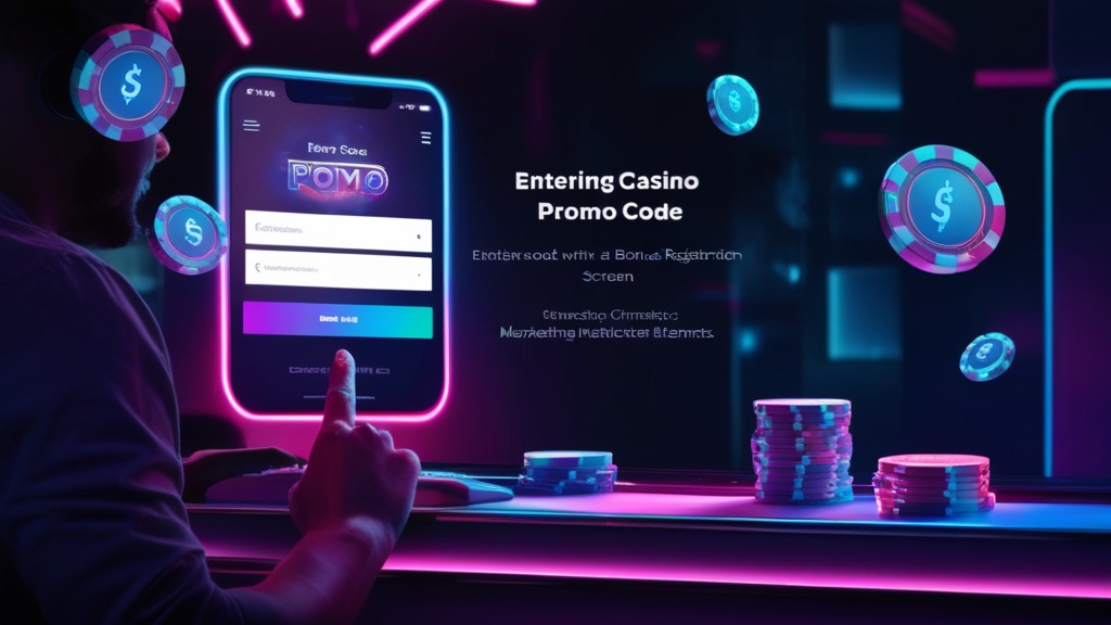 Registratiescherm waar een promotiecode wordt ingevoerd